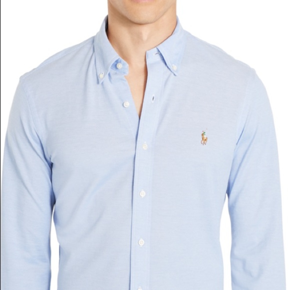 Ralph Lauren Knit Oxford Button Down
